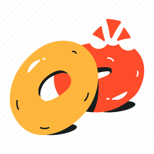 Bagel bread, bagels, bakery food, bread roll, cement doughnuts icon - Download on Iconfinder
