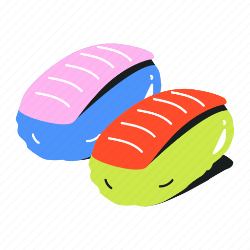 Sushi roll, japanese dish, maki roll, nori roll, makizushi icon - Download on Iconfinder