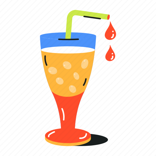 Cocktail glass, mocktail glass, refreshing drink, party drink, juice glass icon - Download on Iconfinder