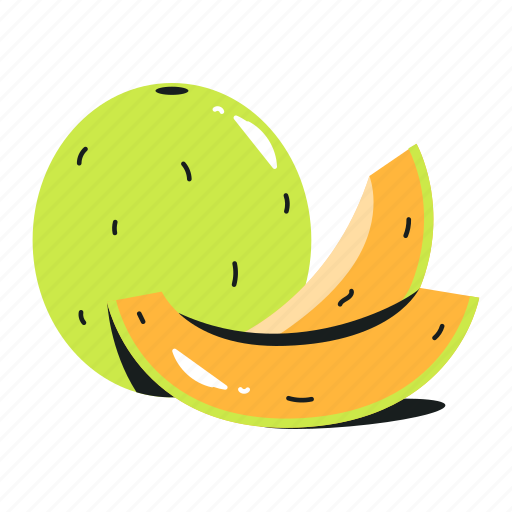 Cantaloupe, muskmelon, fresh fruit, healthy food, organic diet icon - Download on Iconfinder