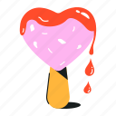candy stick, lollipop, sweet stick, confectionery item, sweetmeat
