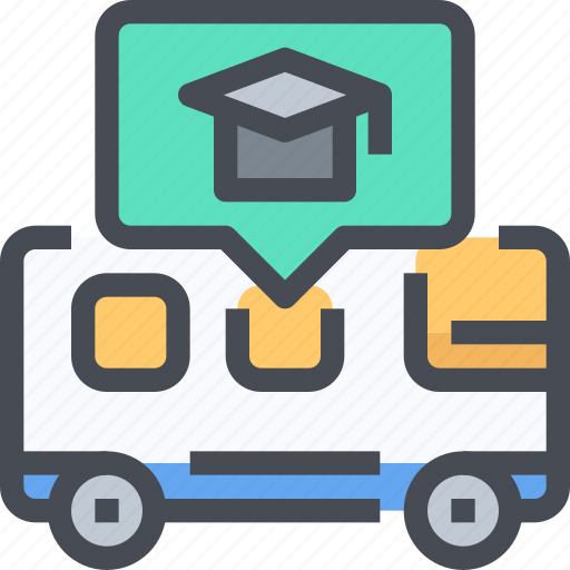 Bus, car, school, transport, vehicle icon - Download on Iconfinder