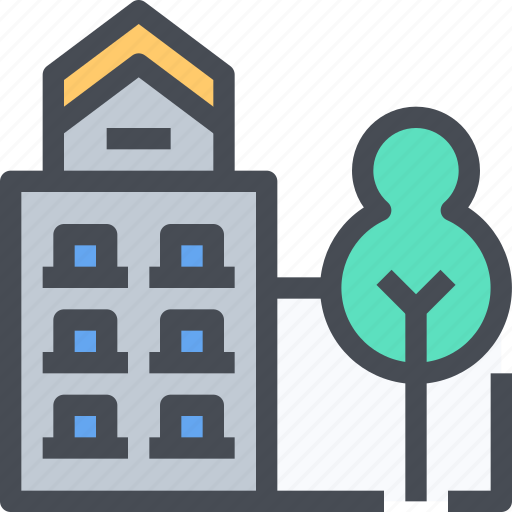 Building, dorm, households, office icon - Download on Iconfinder