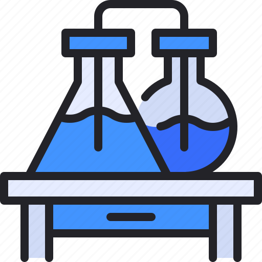 Chemistry, lab, desk, science, laboratory icon - Download on Iconfinder