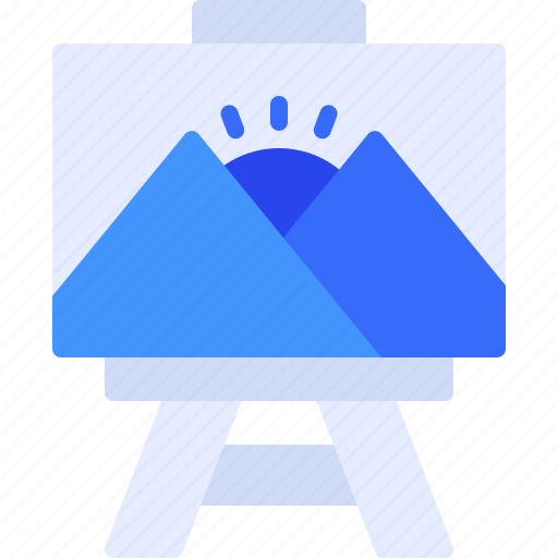 Canvas, art, painting, landscape icon - Download on Iconfinder