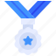 medal, award, certification, reward, education 