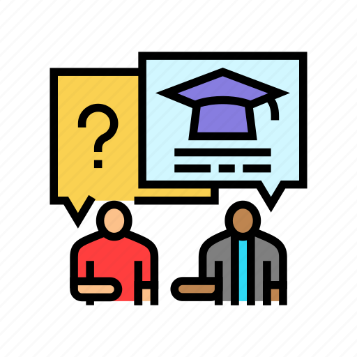 Academic, advising, college, teacher, student, class icon - Download on Iconfinder