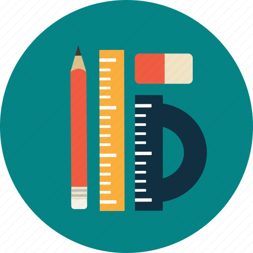 College, education, pen, rule, study, university icon - Download on Iconfinder