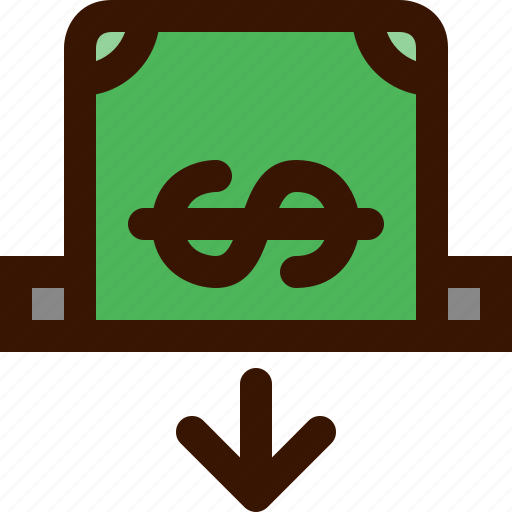 Atm, deposit, dollar, money, salary, withdrawal icon - Download on Iconfinder