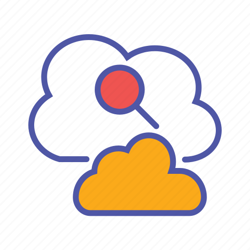 Cloud data, cloud research, search data, search engine, seo icon - Download on Iconfinder