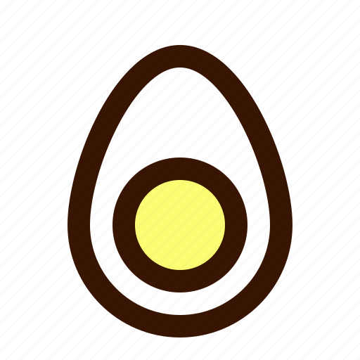 Boiled, egg, food, hard icon - Download on Iconfinder