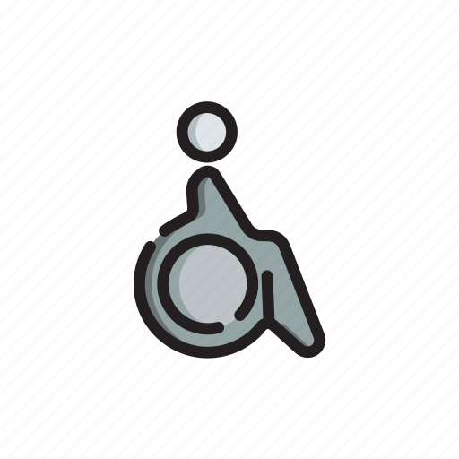 Wheelchair, health, disabled, medical, disability, handicap, hospital icon - Download on Iconfinder