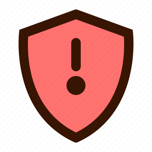 Alert, security, shield, virus, warning icon - Download on Iconfinder