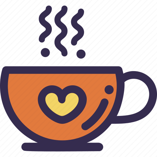 Autumn, cup, fall, hot, orange, tea, yellow icon - Download on Iconfinder