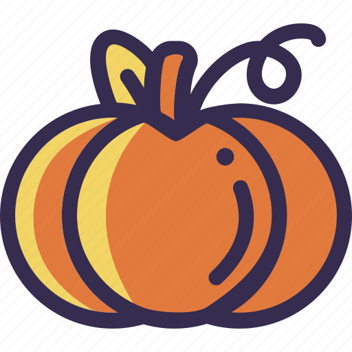 Autumn, fall, holiday, orange, pumpkin, thanksgiving, yellow icon - Download on Iconfinder