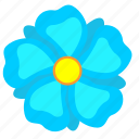 blue, bud, flower, nature