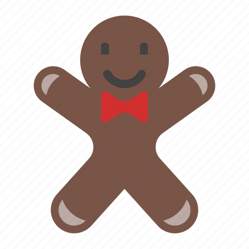 Christmas, food, gingerbread, man, smile icon - Download on Iconfinder