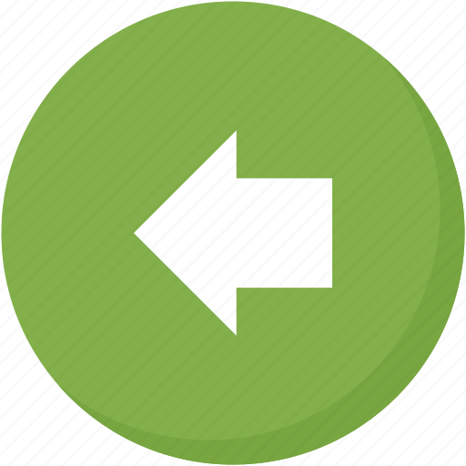 Arrow, back, circle, direction, green, left, navigation icon - Download on Iconfinder