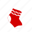 sock, christmas, stocking, gift 
