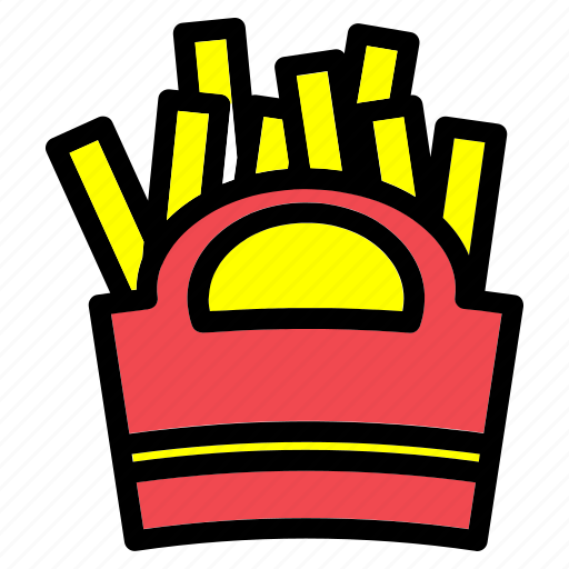 Cooking, food, french, french fries, fries, healthy, potato icon - Download on Iconfinder