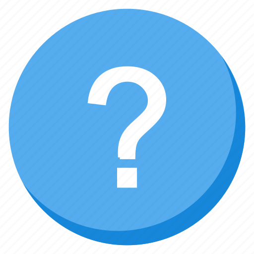 Doubt, lightblue, question, help, info, information, support icon - Download on Iconfinder