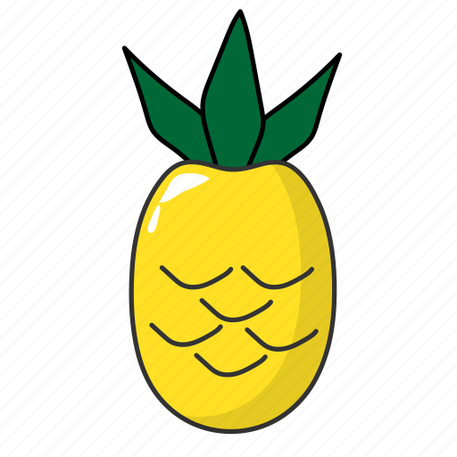 Food, fruit, peanapple, tropical fuit icon - Download on Iconfinder