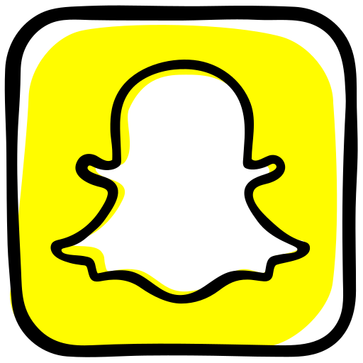 Snapchat, ghost, social media icon - Free download