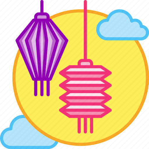 Autumn, festival, lamp, lantern, lunar, mid icon - Download on Iconfinder