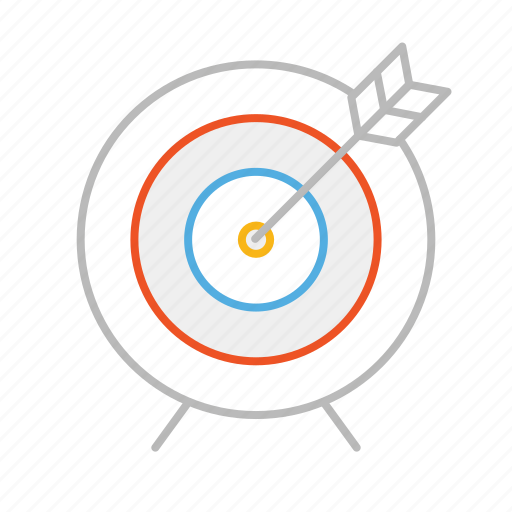 Target, success, reach, bow, stroke, archer, arrow icon - Download on Iconfinder