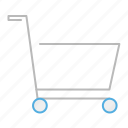 customer, shop, buy, shopping, trolley, cart, supermarket, store, line, shopping cart, empty