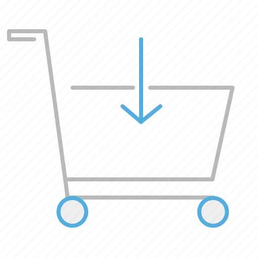 Shop, trolley, product, buy, cart, stroke, supermarket icon - Download on Iconfinder