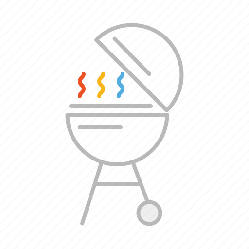 Grill, pork, beef, food, sausages, barbecue, line icon - Download on Iconfinder