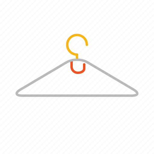 Cloth, line, hanger, cloth hanger icon - Download on Iconfinder