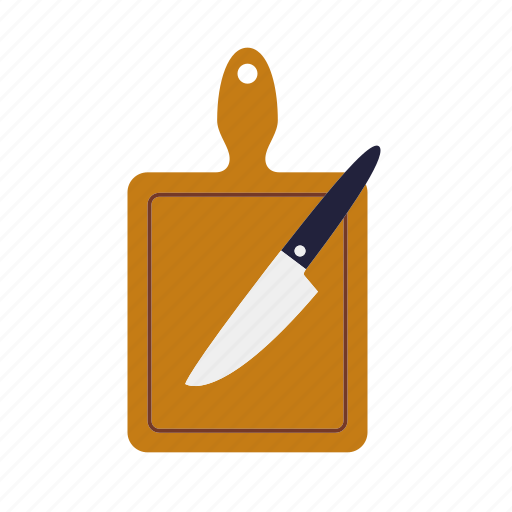 Board, chopping, cooking, kitchen, knife, utensil icon - Download on Iconfinder