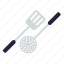 cooking, household, kitchen, ladle, spatula, utensil
