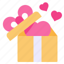 gift box, valentines day, romantic, surprise