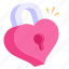 heart lock, valentines day, love, romantic 