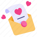 love letter, message, mail, romance