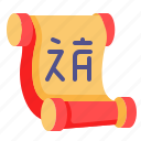 letter, paper, chinese, scroll