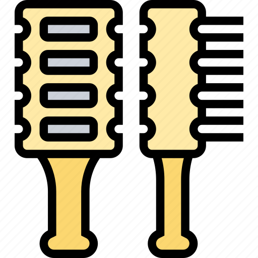 Brush, vent, hair, detangling, bristles icon - Download on Iconfinder