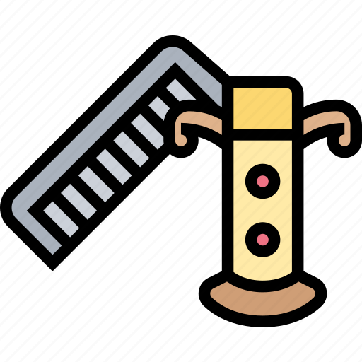 Comb, switchblade, blade, brush, beauty icon - Download on Iconfinder