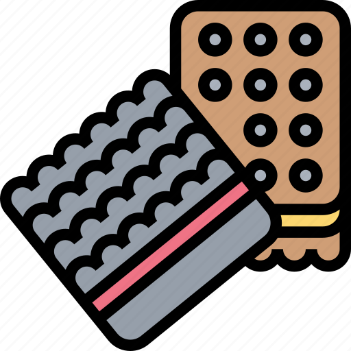 Hairbrush, sponge, dreads, hair, care icon - Download on Iconfinder