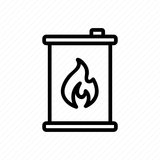 Caution, combustible, danger, energy, flammable, material, warning icon - Download on Iconfinder