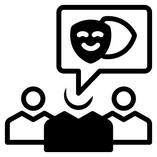 Comedy, entertainment, drama, funny, humor, club, community icon - Download on Iconfinder