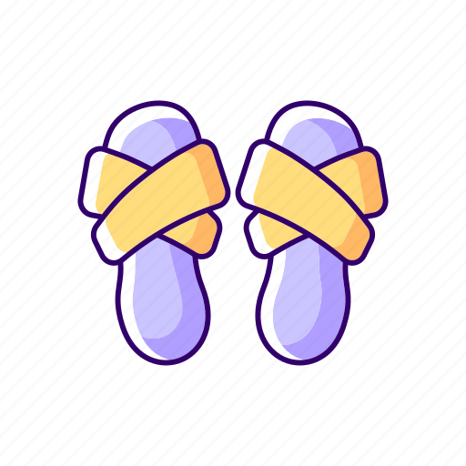 Slippers, hoes, footwear, home icon - Download on Iconfinder