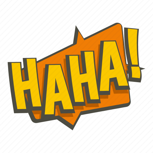 Bubble, exclamation, expression, haha, speech, text, word sticker - Download on Iconfinder