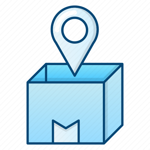 Box, commerce, location, order, ship icon - Download on Iconfinder