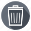 bin, delete, junk, recycle, rubbish, trash 