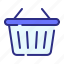 cart, shopping, bag, basket 