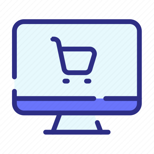 Desktop, cart, shop, online icon - Download on Iconfinder